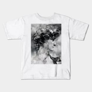 Dramabite Watercolor David Michalengelo Kids T-Shirt